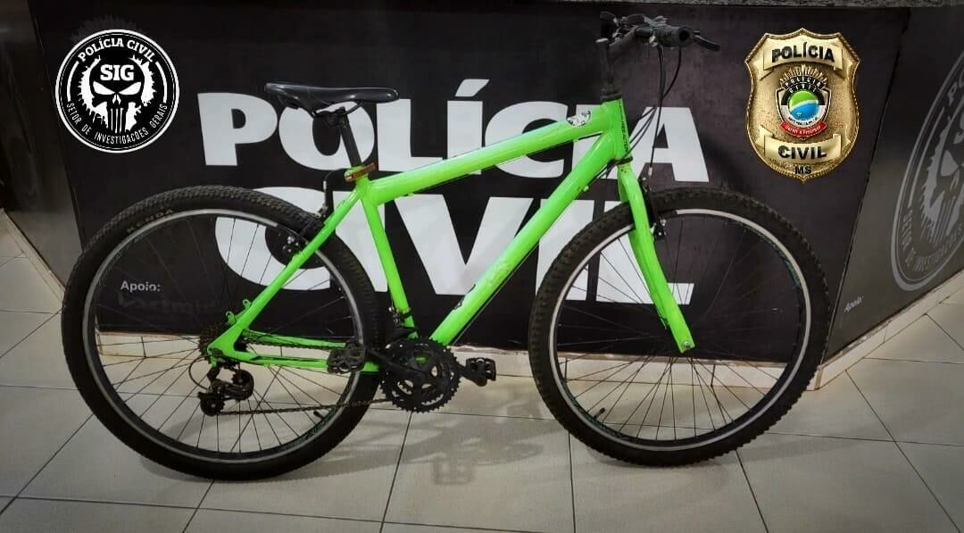Imagem de compartilhamento para o artigo Em poucas horas, Polícia Civil e Militar prendem homem que furtou bicicleta em Costa Rica da MS Todo dia